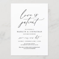 Mínimo Simples, O amor é paciente, casamento adiad