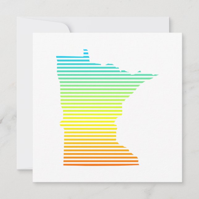 Convite minMinnesota chill fade (Frente)