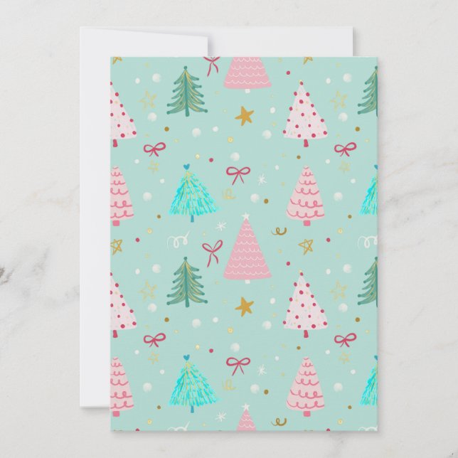Convite Mint Christmas Tree Invitation (Frente)