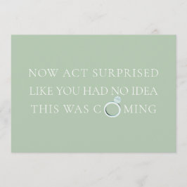 Convite Mint Funny Bridesmaid / Proposta de Madrinha de ca