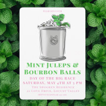 Mint Julep Bourbon Balls Horse Race Derby
