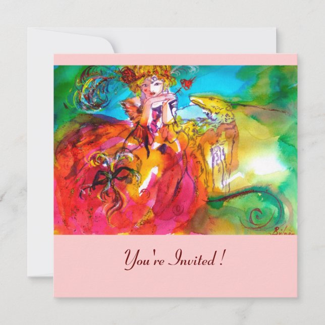 CONVITE MIRANDOLINA MARDI GRAS MASCARADA (Frente)