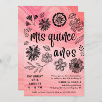Mis Quince Años Rosa Moderna Quinceañera