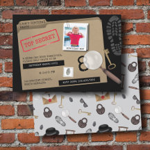 Mistério Crianças Secretas Agente Espião Detetive 