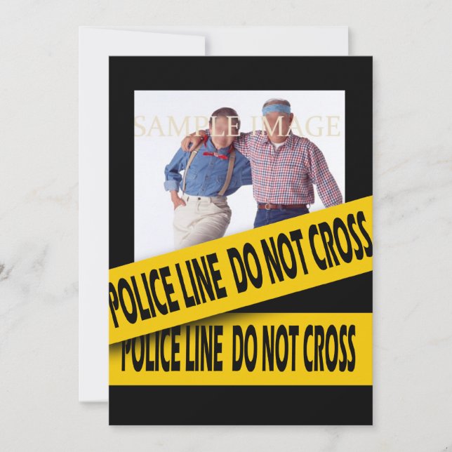 Convite Mistério de assassinato algum aniversário da idade (Frente)