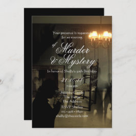 Convite Mistério de Assassinato Convida Investigação da Ce