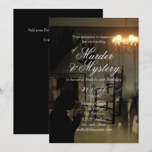Convite Mistério de Assassinato Convida Investigação de