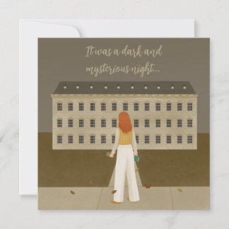 Convite Mistério de Assassinato Partido Temido