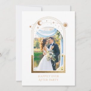 Convite Mística Feliz Para Sempre Após A Recepção de casam