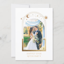 Convite Mística Feliz Para Sempre Após A Recepção de casam