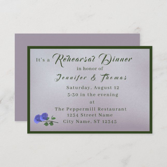 Convite Mistura Católica Mauve & Janto de Ensaios Verdes I (Frente/Verso)