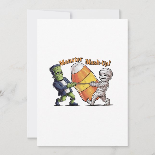 Convite Mistura de Monstros! (Frente)
