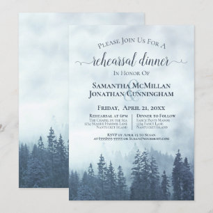 Convite Mistura Montanhas Ensaio de Casamento Azul e Janto