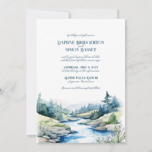 Convite Misty Mountain Wedding