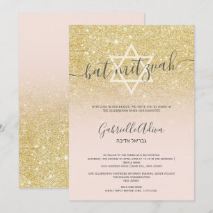 Convite Mitzvah, relva-se dourado-do-mar