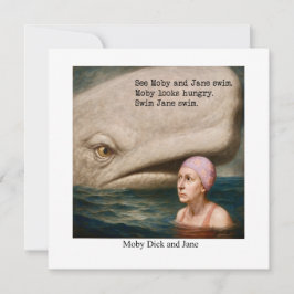 Convite Moby Dick e Jane