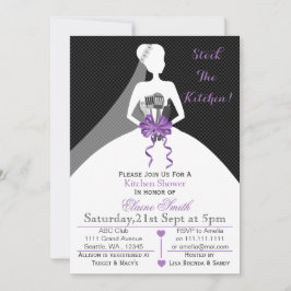 Convite Mod estoque o Chá de panela da cozinha Conite