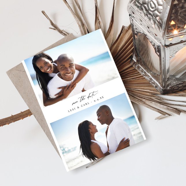 Convite MOD H Duo Foto Salvar Data (Criador carregado)