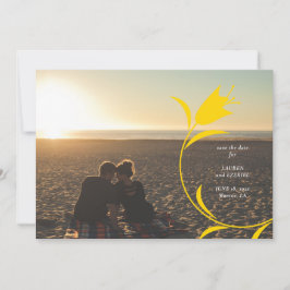 CONVITE MOD YELLOW TULIP WEDDING SALVE A DATA