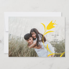 CONVITE MOD YELLOW TULIP WEDDING SALVE A DATA