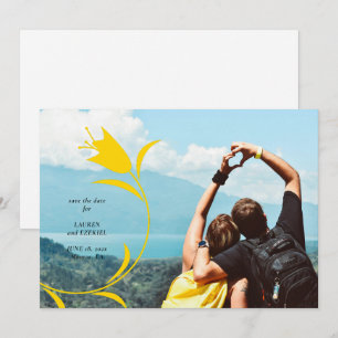 CONVITE MOD YELLOW TULIP WEDDING SALVE A DATA