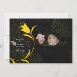 CONVITE MOD YELLOW TULIP WEDDING SALVE A DATA