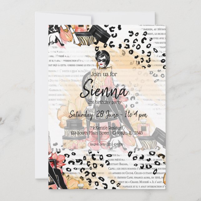 Convite Moda (Frente)