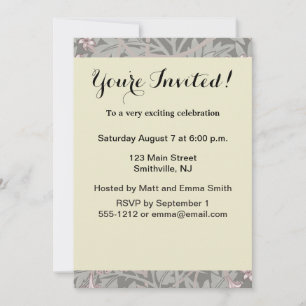 Convite Moda de casamento antiga homem mulher 1823