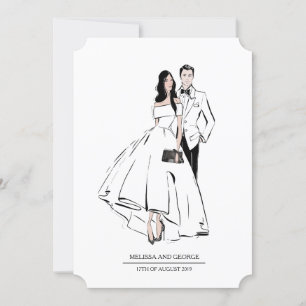Convite Moda noiva e noiva