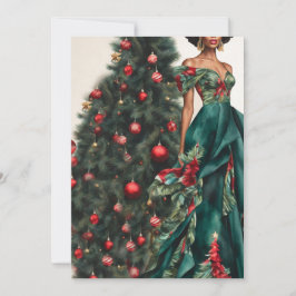 Convite Moda Preta Chic Vintage
