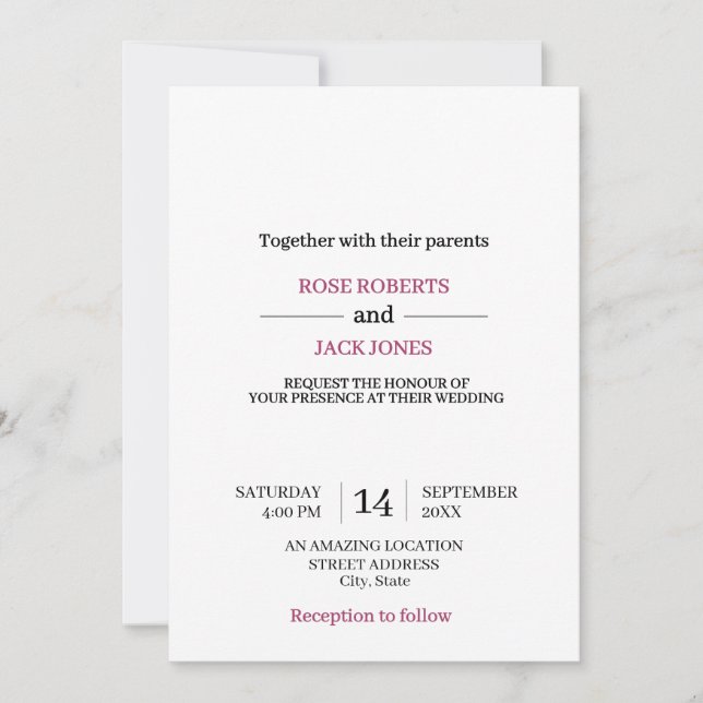 Convite Modelo (Frente)