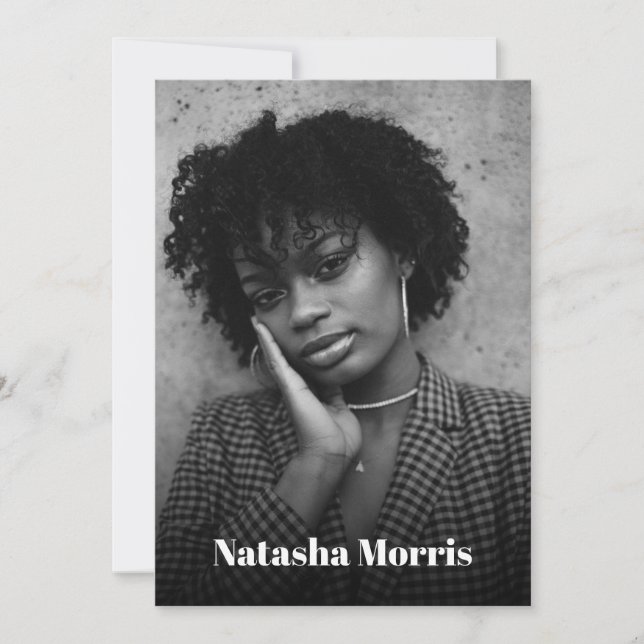 Convite Modelo Ator Dancer 4 Foto Comp (Frente)