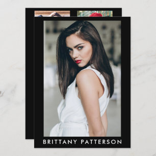 Convite Modelo Ator Pro Comp Card Female 5 Foto