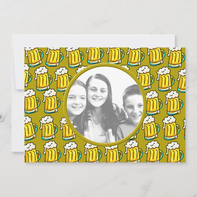 Convite Modelo, Borda da Cerveja (Frente)