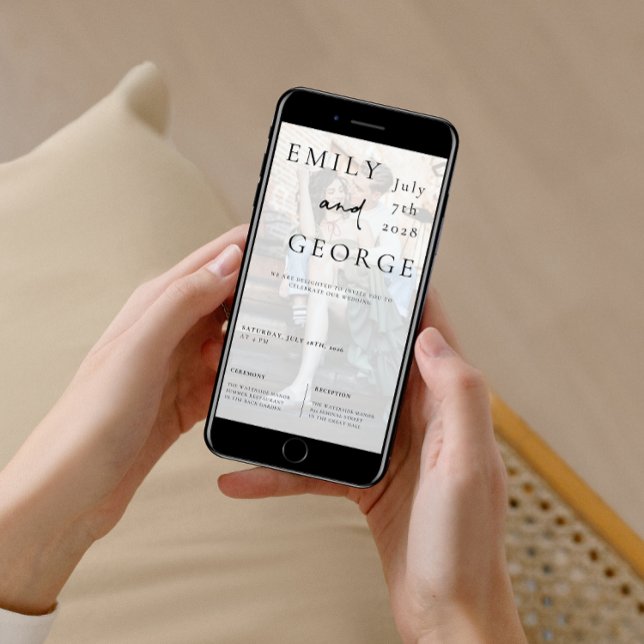 Convite Modelo com foto (Criador carregado)