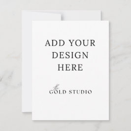 Convite Modelo da placa de gabinete (4,25 x 5,5)