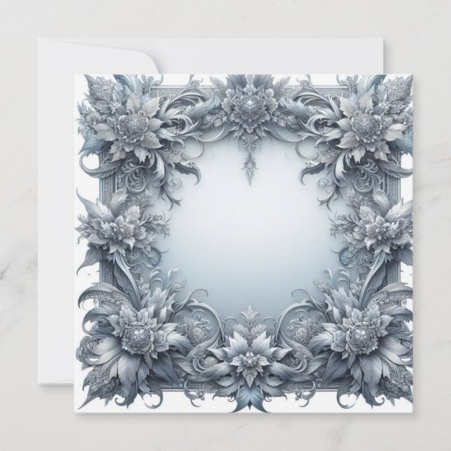 Convite Modelo da placa de Vazio personalizada - Cinzas pr (Frente)