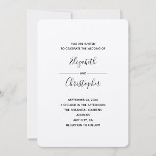 Convite modelo de casamento 1b