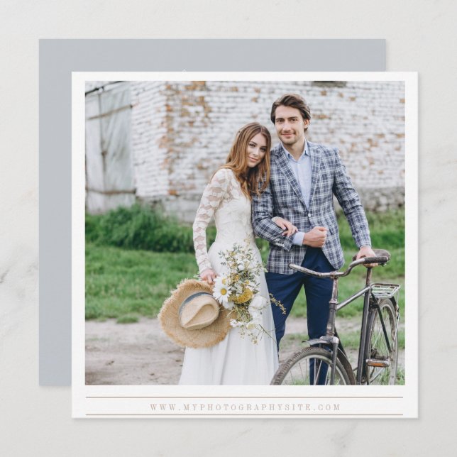 Convite Modelo de Certificado de Presente para Fotografia (Frente/Verso)