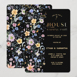 Convite Modelo de Festa de Inauguração da Casa de Flores S