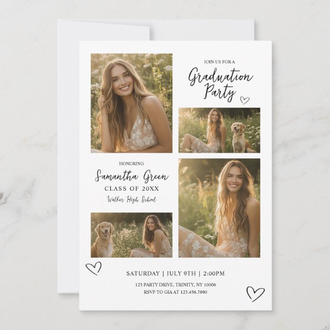 Convite Modelo de Formatura 2025 (Frente)