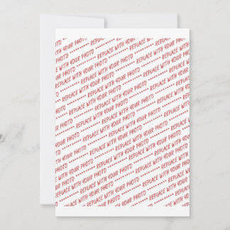 Convite Modelo de Foto 8x10 Específico do Tamanho