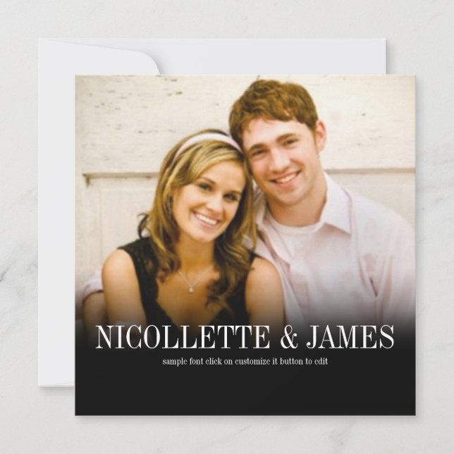 Convite Modelo de foto/evento de desativação PixDezines (Frente)