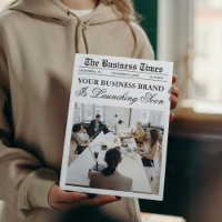 Modelo de jornal empresarial, jornal