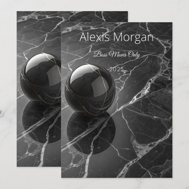 Convite Modelo de Moldura Rosa-Roxa Minimalista Moderna (Frente/Verso)