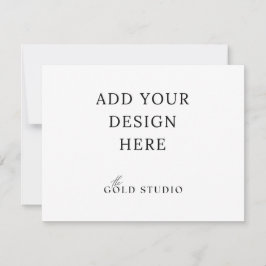 Convite Modelo de placa de gabinete de paisagem (4,25 x 5,