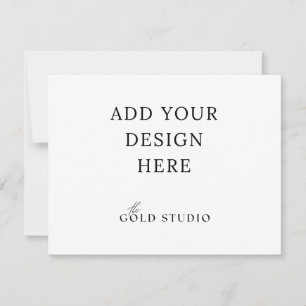 Convite Modelo de placa de gabinete de paisagem (4,25 x 5,