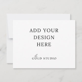 Convite Modelo de placa de gabinete de paisagem (4,25 x 5,