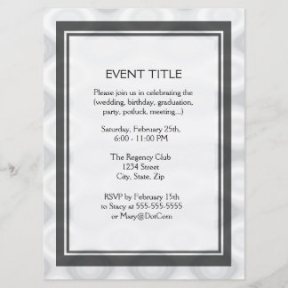 Convite Modelo de Vazio rápido e fácil