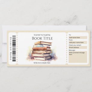 Convite Modelo do Certificado de Oferta do E-Book Editável